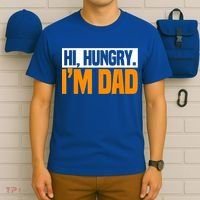 Hi Hungry I'm Dad Jokes Father's Day Gift T-Shirt thumb 6
