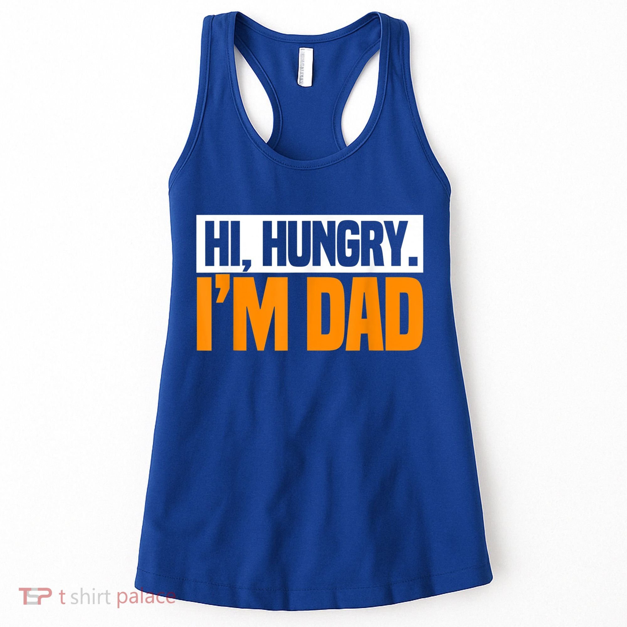Hi Hungry I'm Dad Jokes Father's Day Gift Women's Tank Top