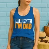 Hi Hungry I'm Dad Jokes Father's Day Gift Women's Tank Top thumb 2