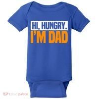 Hi Hungry I'm Dad Jokes Father's Day Gift Baby Bodysuit thumb 0