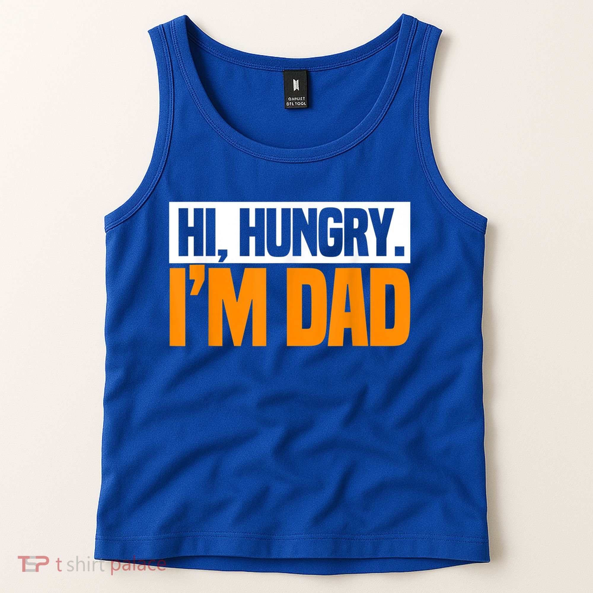 Hi Hungry I'm Dad Jokes Father's Day Gift Tank Top