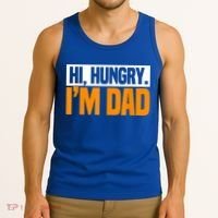 Hi Hungry I'm Dad Jokes Father's Day Gift Tank Top thumb 3