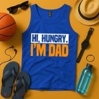 Hi Hungry I'm Dad Jokes Father's Day Gift Tank Top thumb 4