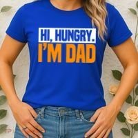 Hi Hungry I'm Dad Jokes Father's Day Gift Women's T-Shirt thumb 2