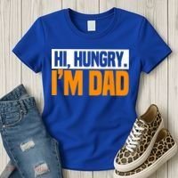 Hi Hungry I'm Dad Jokes Father's Day Gift Women's T-Shirt thumb 3
