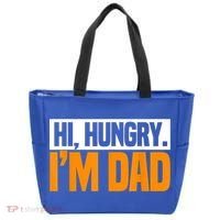 Hi Hungry I'm Dad Jokes Father's Day Gift Tote Bag thumb 0