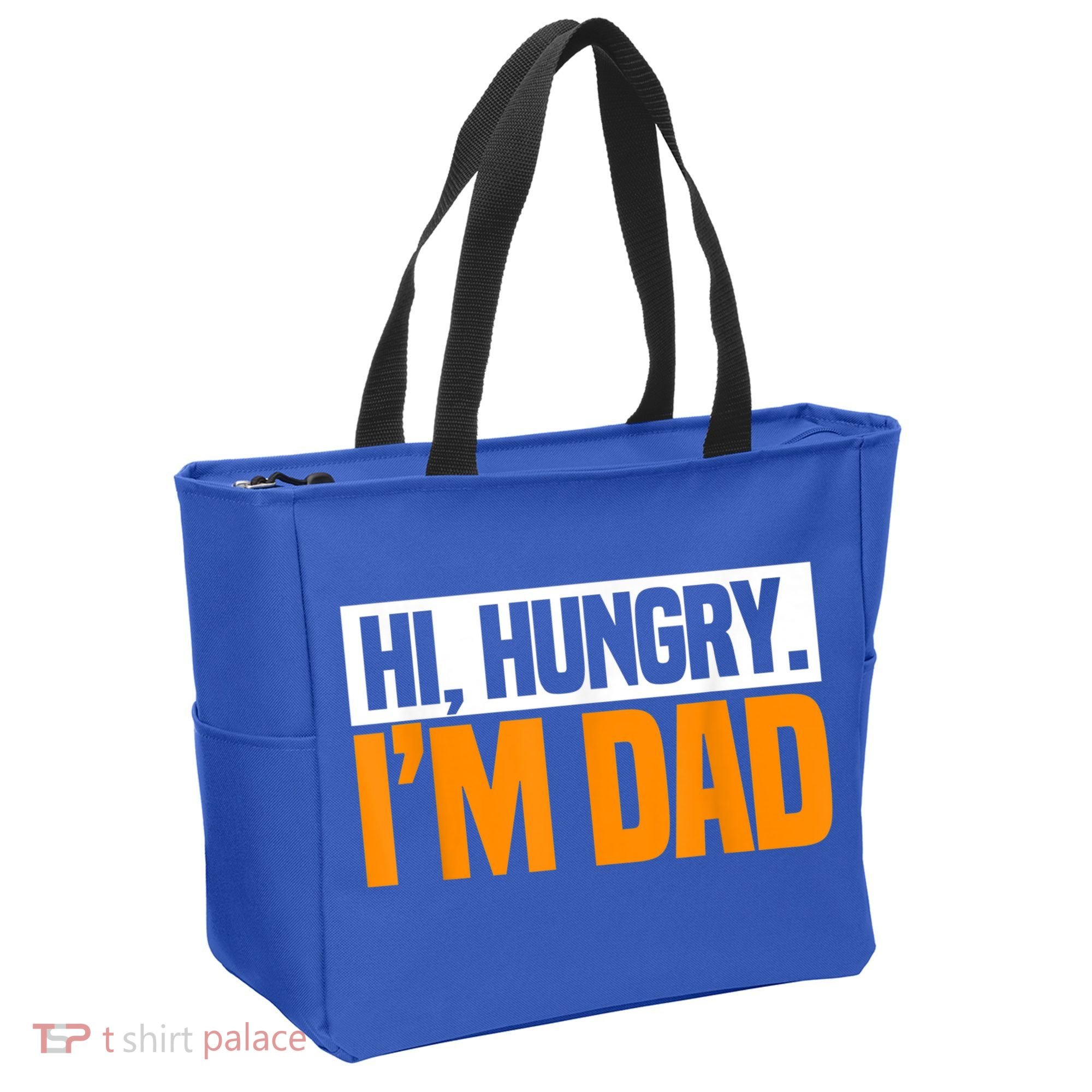 Hi Hungry I'm Dad Jokes Father's Day Gift Tote Bag