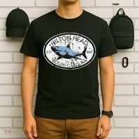 Hilton Head Island South Carolina Fishing Shark Fish Beach T-Shirt thumb 6