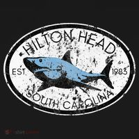 Hilton Head Island South Carolina Fishing Shark Fish Beach T-Shirt thumb 7