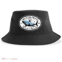 Hilton Head Island South Carolina Fishing Shark Fish Beach Sustainable Bucket Hat thumb 0