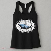 Hilton Head Island South Carolina Fishing Shark Fish Beach Women's Tank Top thumb 3
