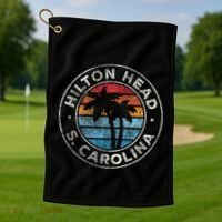 Hilton Head Island South Carolina Golf Towel thumb 1