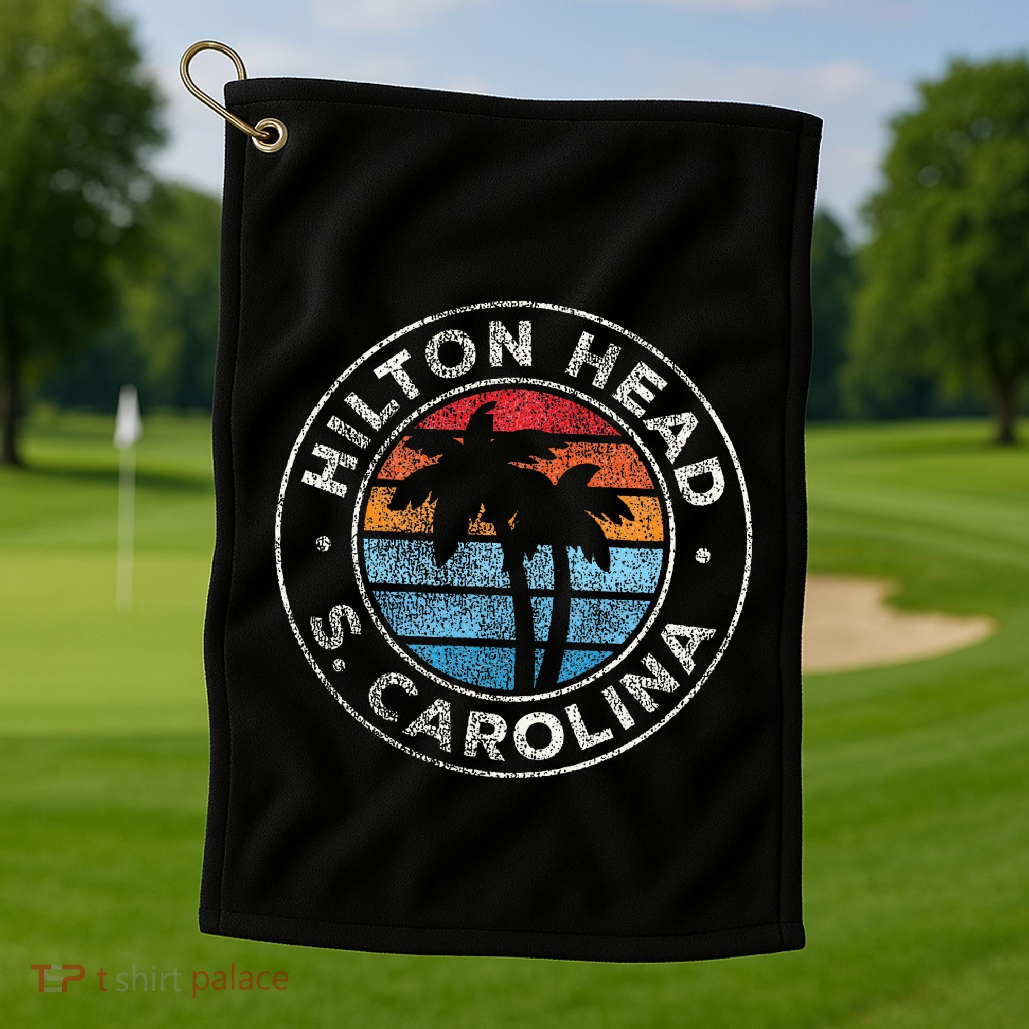 Hilton Head Island South Carolina Golf Towel