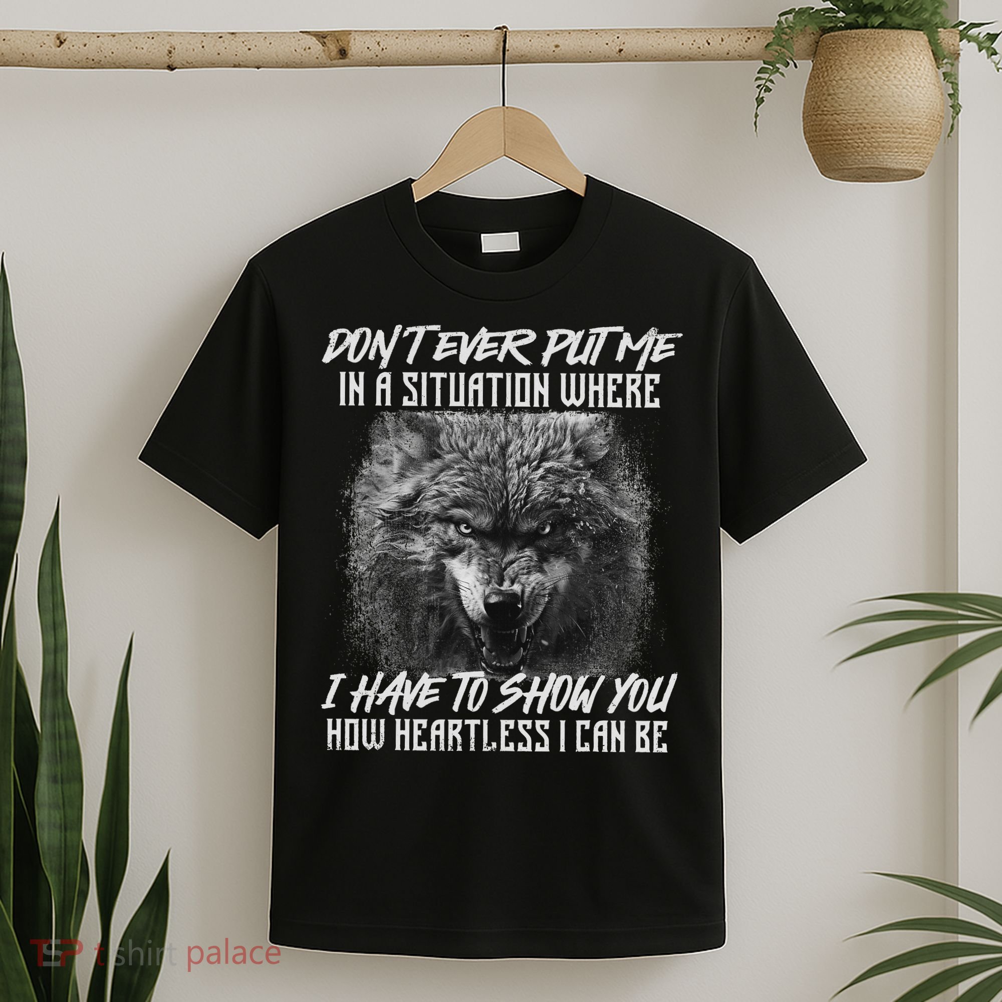 How Heartless I Can Be Wolf Lover Wildlife Animal T-Shirt