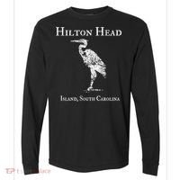 Hilton Head Island Crane Family Vacation Gift Comfort Colors Heavyweight Long Sleeve T-Shirt thumb 0