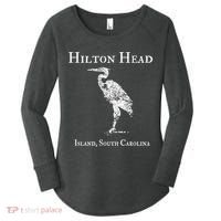 Hilton Head Island Crane Family Vacation Gift Women's Perfect Tri Tunic Long Sleeve Shirt thumb 0