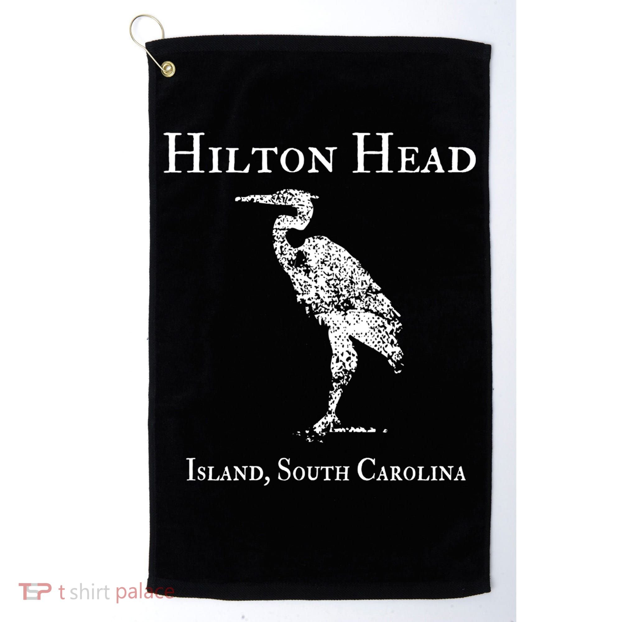 Hilton Head Island Crane Family Vacation Gift Golf Towel