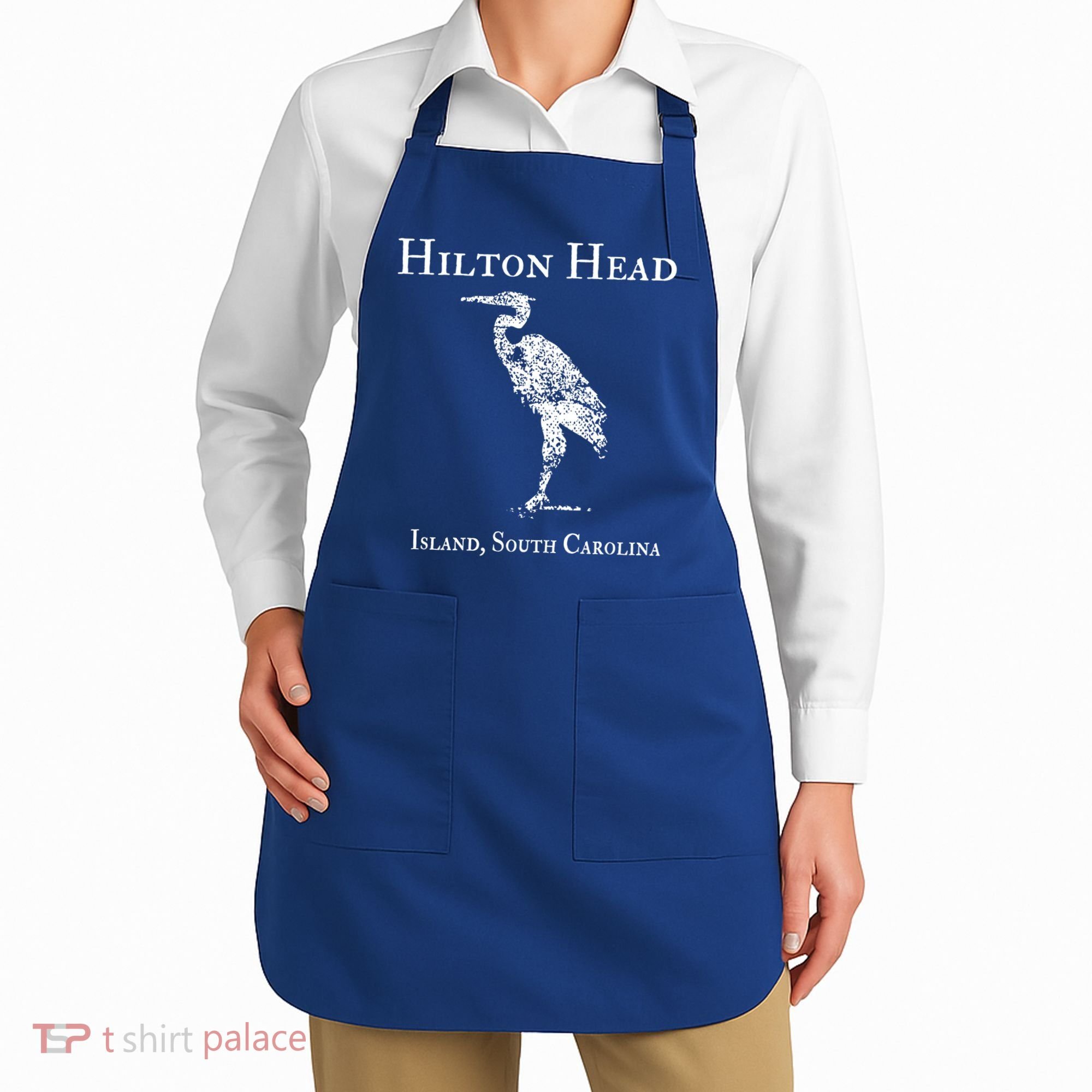 Hilton Head Island Crane Family Vacation Gift Apron