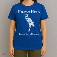 Hilton Head Island Crane Family Vacation Gift T-Shirt thumb 4