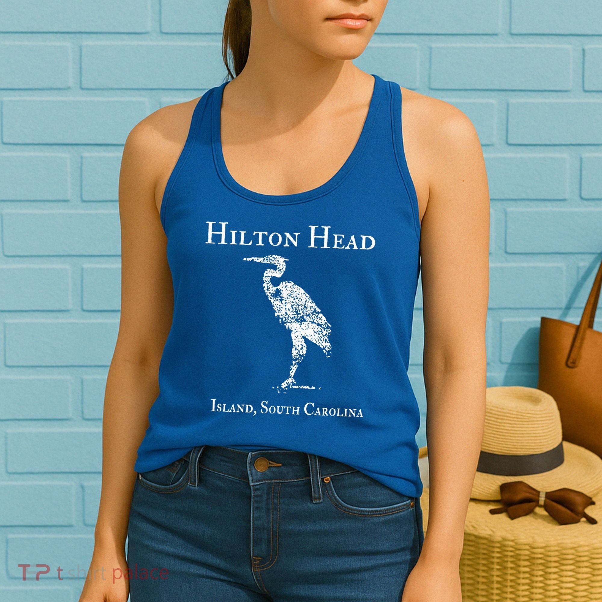Hilton Head Island Crane Family Vacation Gift Women's Tank Top
