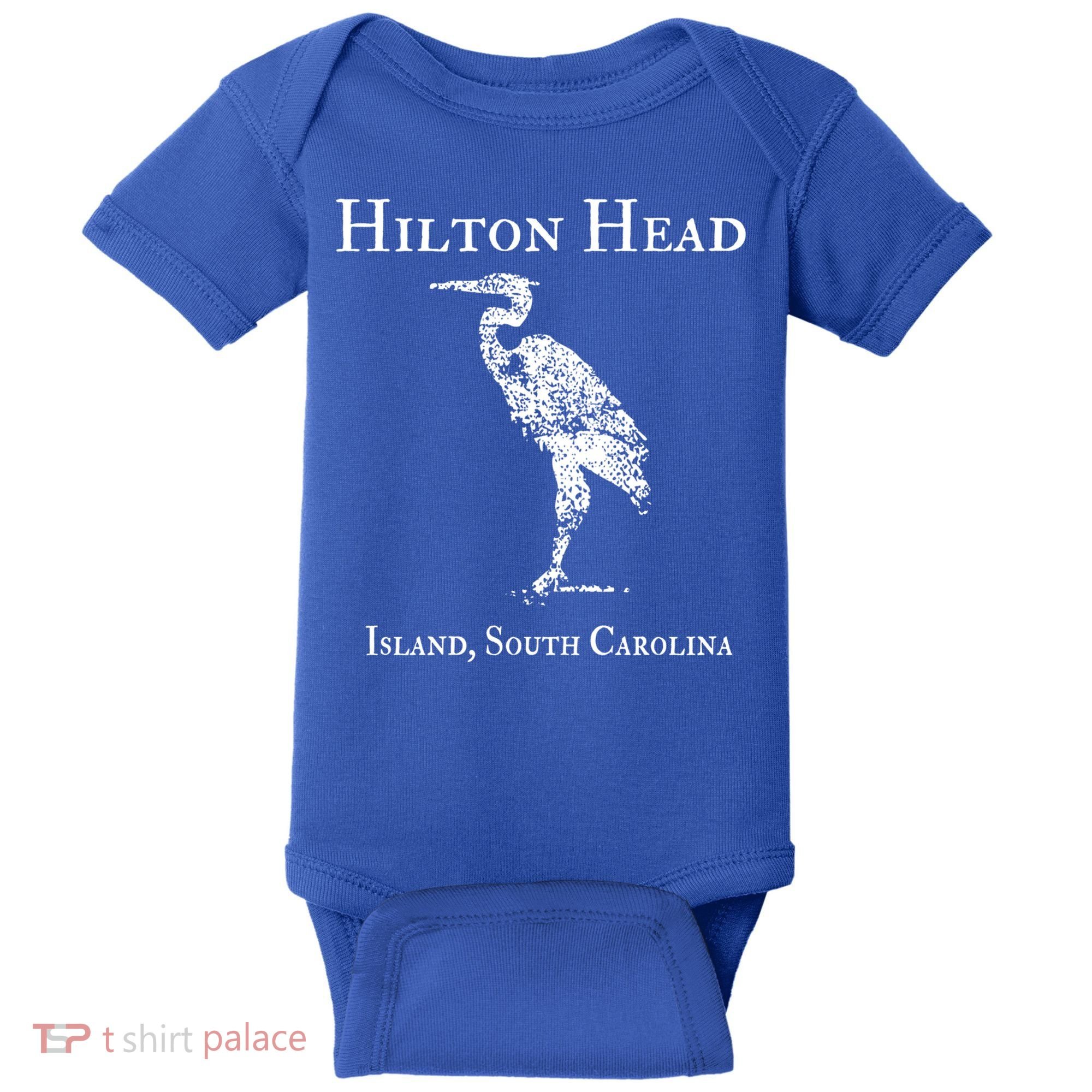 Hilton Head Island Crane Family Vacation Gift Baby Bodysuit
