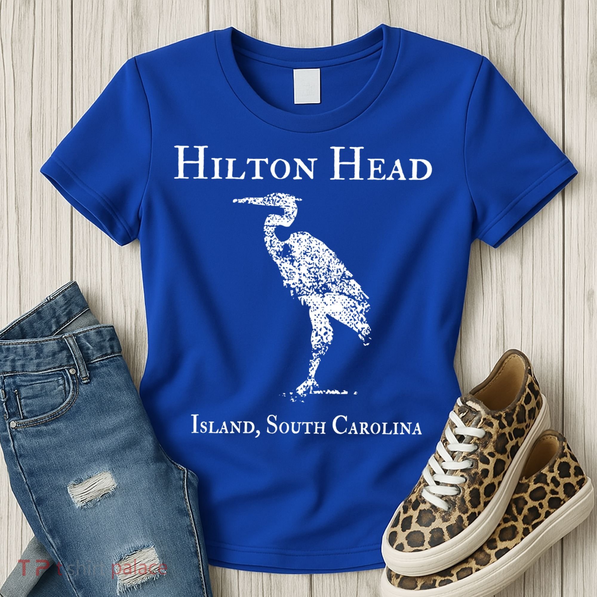 Hilton Head Island Crane Family Vacation Gift Women's T-Shirt