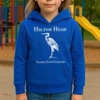 Hilton Head Island Crane Family Vacation Gift Kids Hoodie thumb 3