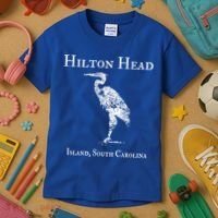 Hilton Head Island Crane Family Vacation Gift Kids T-Shirt thumb 3