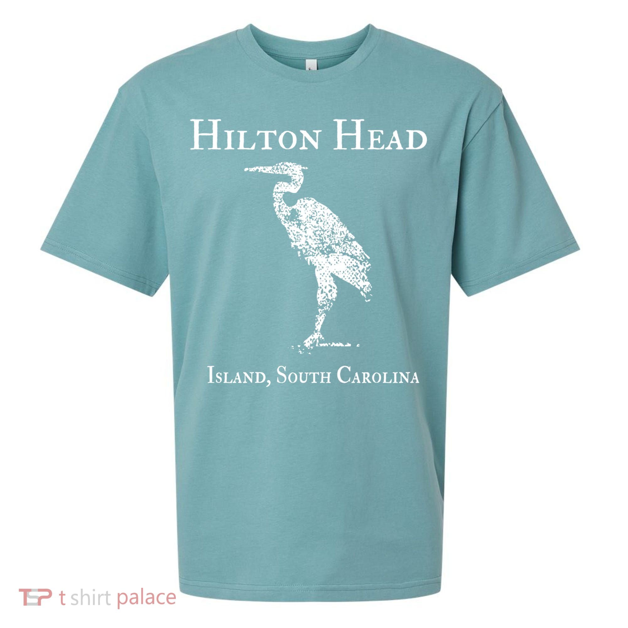 Hilton Head Island Crane Family Vacation Gift Sueded Cloud Jersey T-Shirt