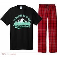 Hiker Hiking ID Rather Be In The Mountains Pajama Set thumb 0