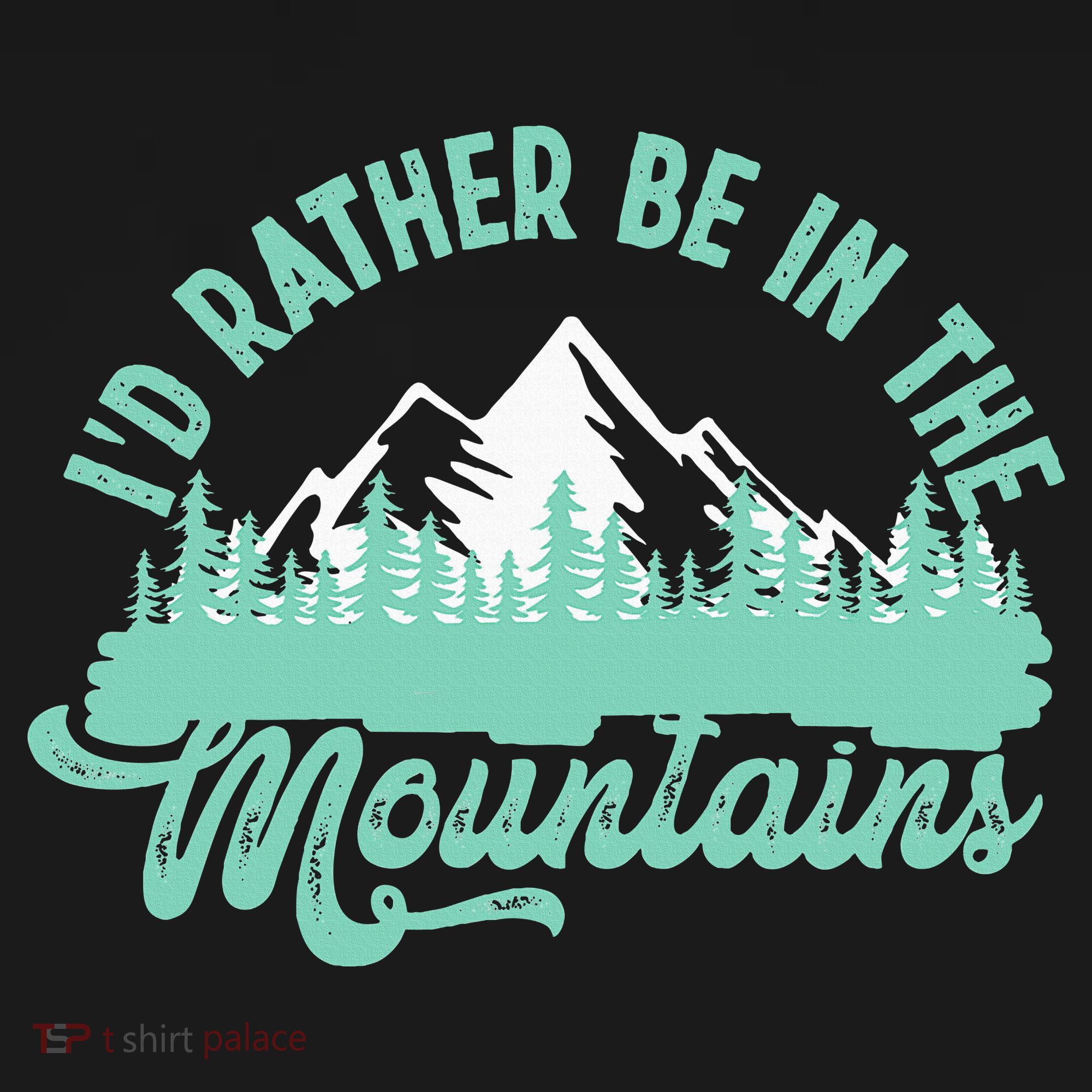 Hiker Hiking ID Rather Be In The Mountains Polo