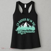 Hiker Hiking ID Rather Be In The Mountains Women's Tank Top thumb 3
