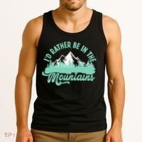 Hiker Hiking ID Rather Be In The Mountains Tank Top thumb 3