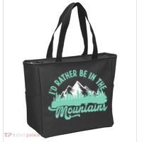 Hiker Hiking ID Rather Be In The Mountains Tote Bag thumb 2