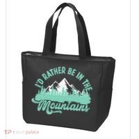 Hiker Hiking ID Rather Be In The Mountains Tote Bag thumb 3