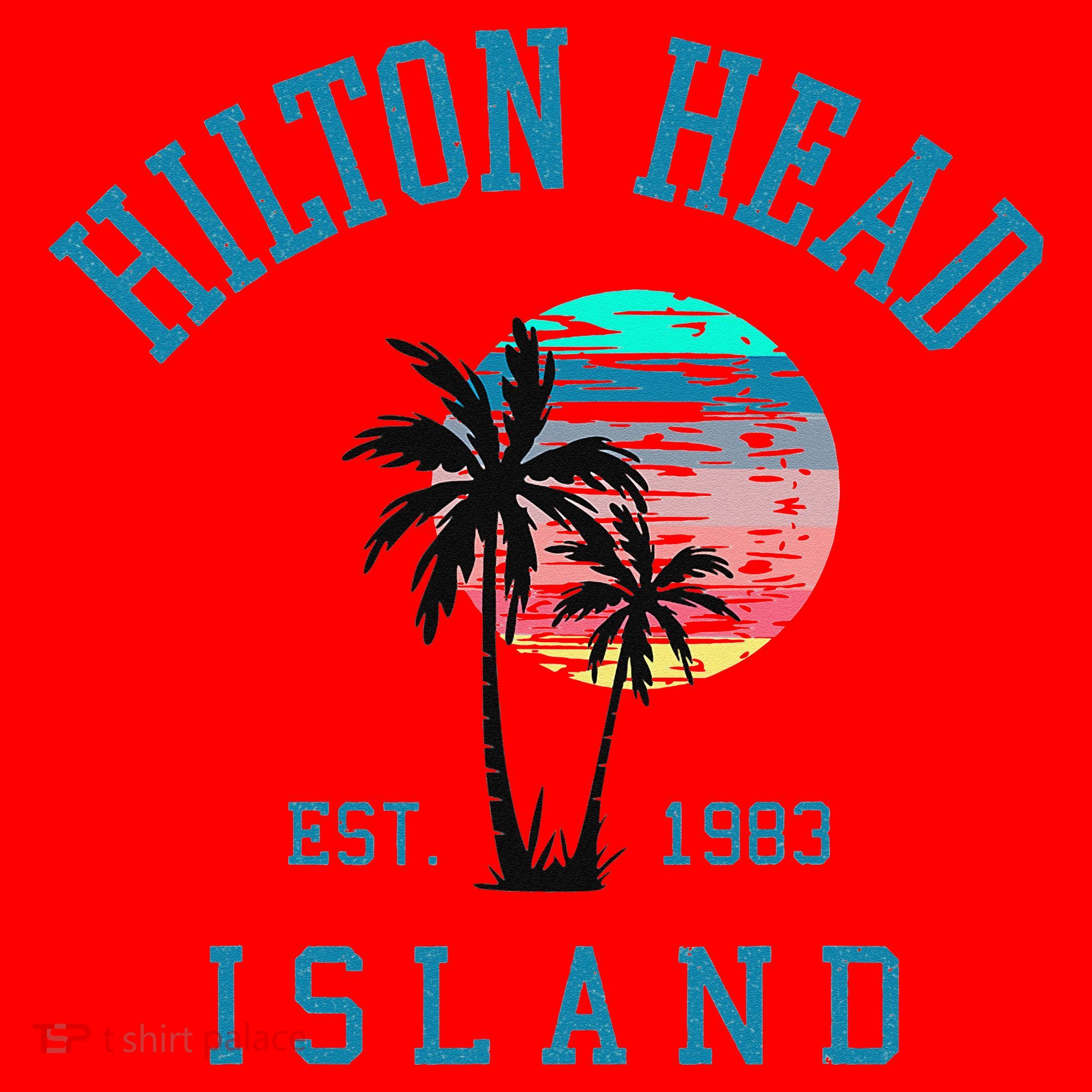 Hilton Head Island South Carolina Beach Palm Trees Summer Santa Hat