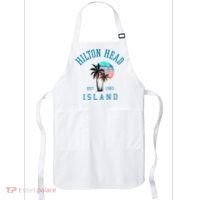 Hilton Head Island South Carolina Beach Palm Trees Summer Apron thumb 0