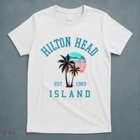 Hilton Head Island South Carolina Beach Palm Trees Summer T-Shirt thumb 5
