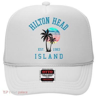 Hilton Head Island South Carolina Beach Palm Trees Summer Hat