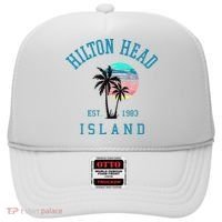 Hilton Head Island South Carolina Beach Palm Trees Summer Hat thumb 0