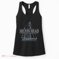 Hilton Head Island South Carolina Sailing Women's Tank Top thumb 0