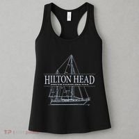 Hilton Head Island South Carolina Sailing Women's Tank Top thumb 3