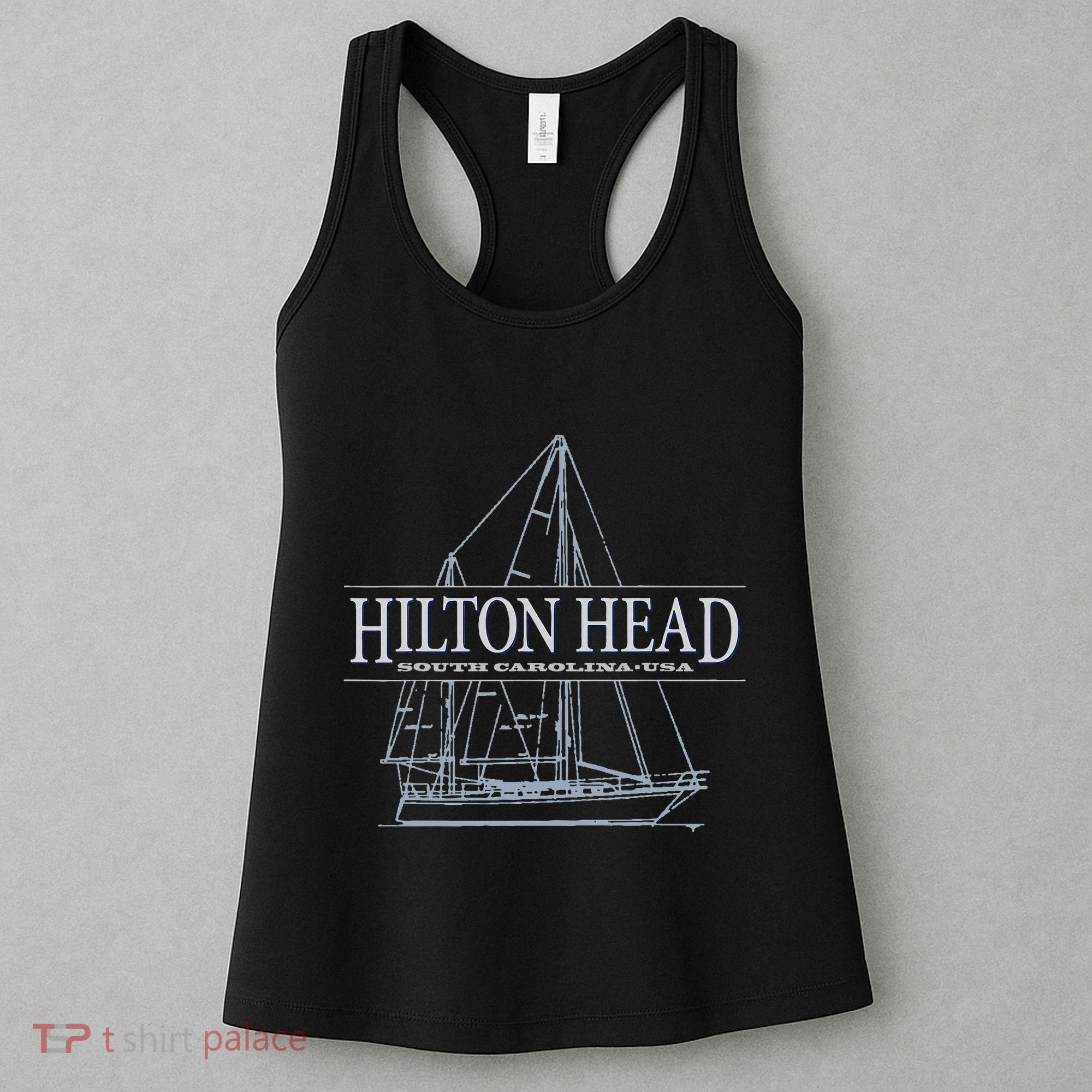 Hilton Head Island South Carolina Sailing Women's Tank Top