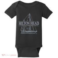Hilton Head Island South Carolina Sailing Baby Bodysuit thumb 0