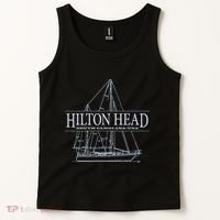 Hilton Head Island South Carolina Sailing Tank Top thumb 2