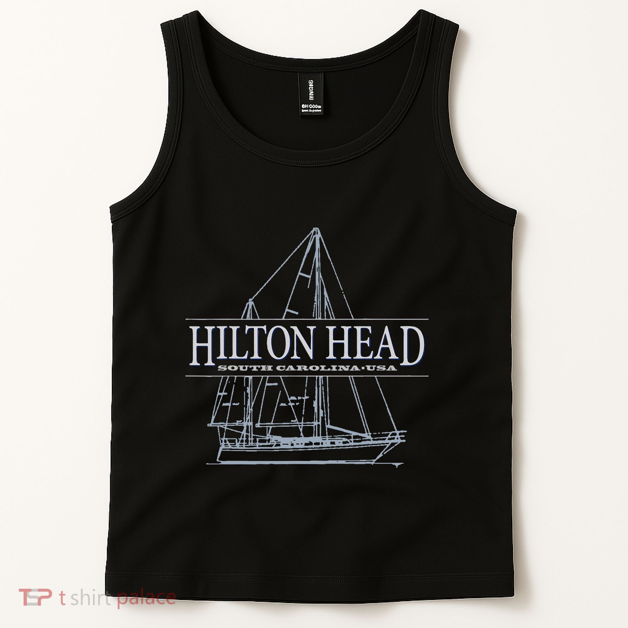 Hilton Head Island South Carolina Sailing Tank Top