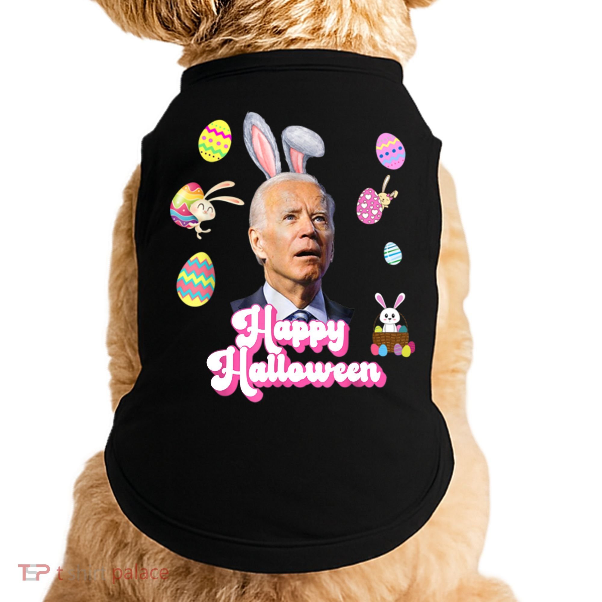 Happy Halloween Joe Biden Funny Easter Doggie Tank