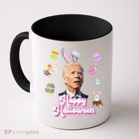 Happy Halloween Joe Biden Funny Easter Coffee Mug thumb 0