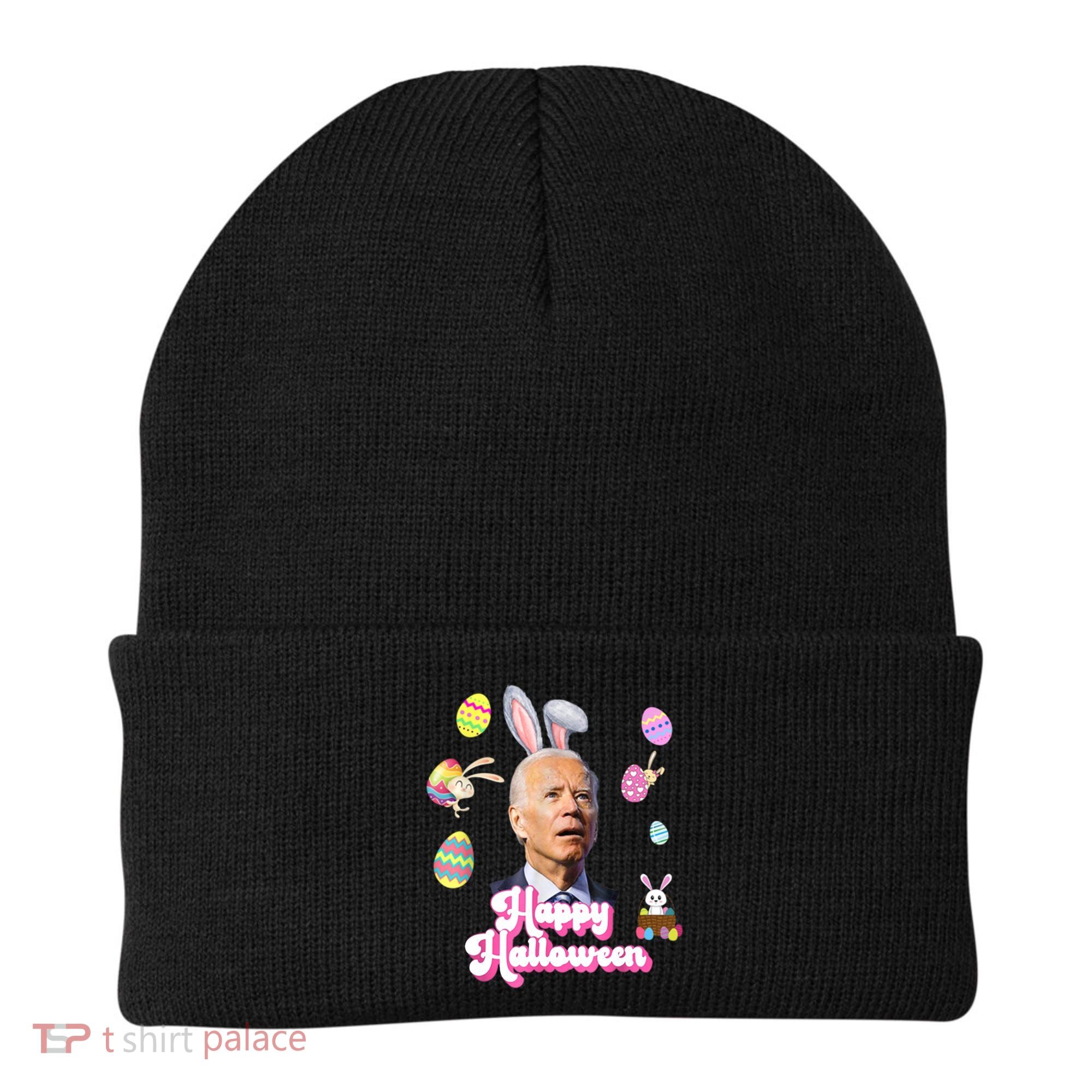 Happy Halloween Joe Biden Funny Easter Beanie