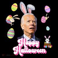 Happy Halloween Joe Biden Funny Easter Women's Hoodie thumb 2